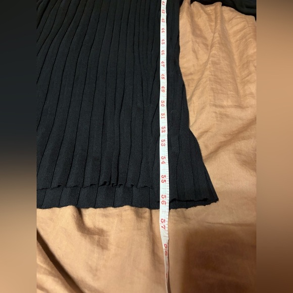 Eloquii Black Rib Knit Maxi Dress Women’s Size 18/20 Long Sleeve Simple Chic - Picture 8 of 8